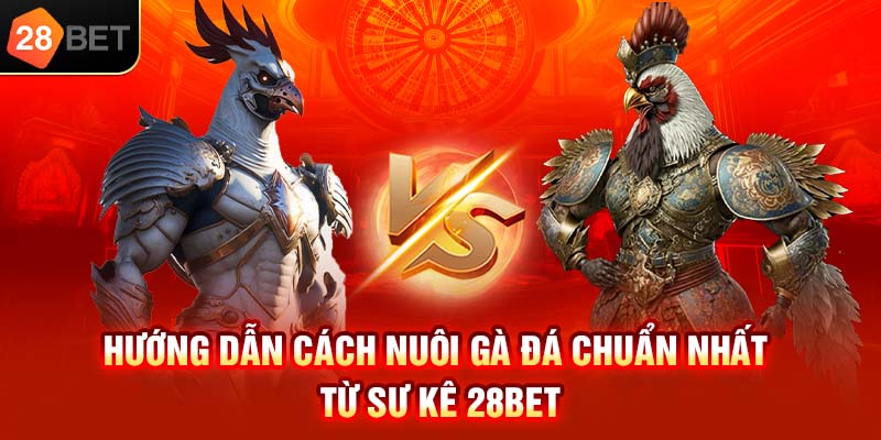 Cách nuôi gà đá chuẩn năm 2026 theo chia sẻ từ sư kê 28BET